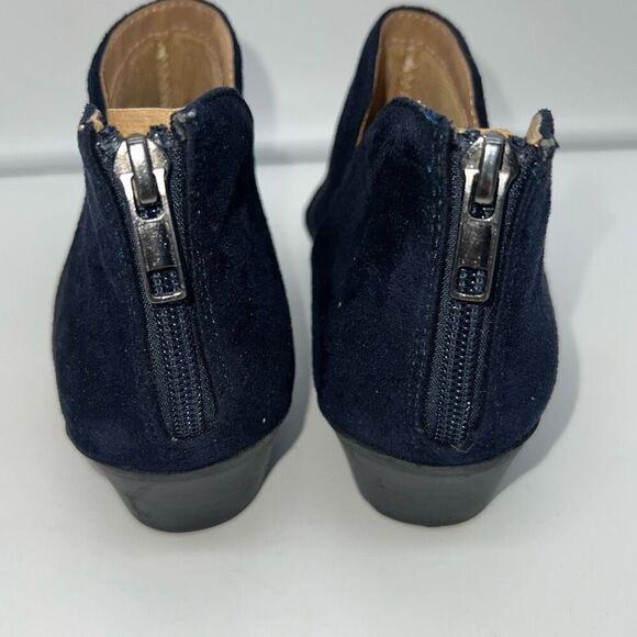 MVE‎ Blue Faux Suede Ankle Boots - Picture 4 of 7